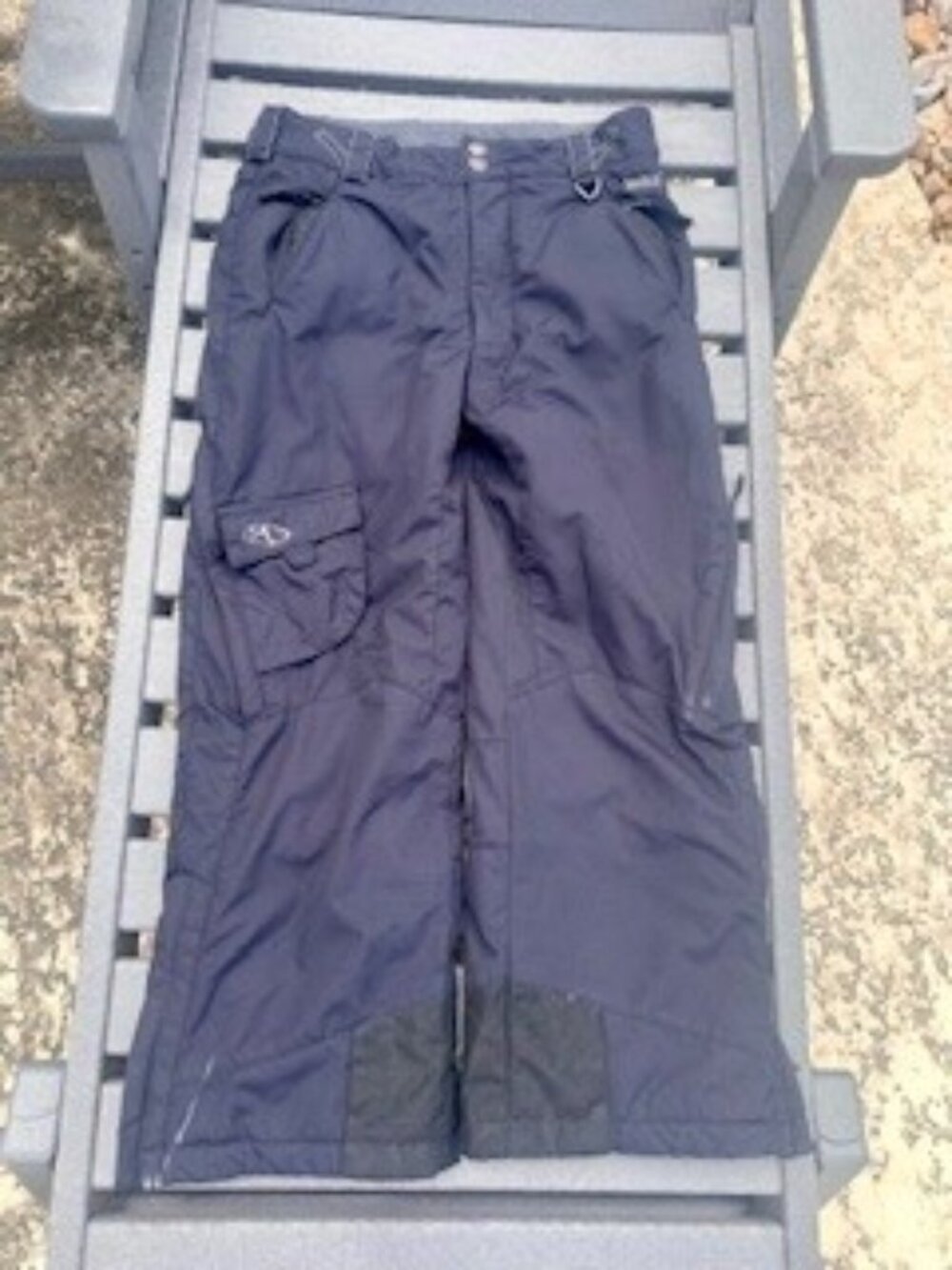 Marker Youth Ski Pants Size 12 Black Waterproof Insulated Snow Pants Unisex